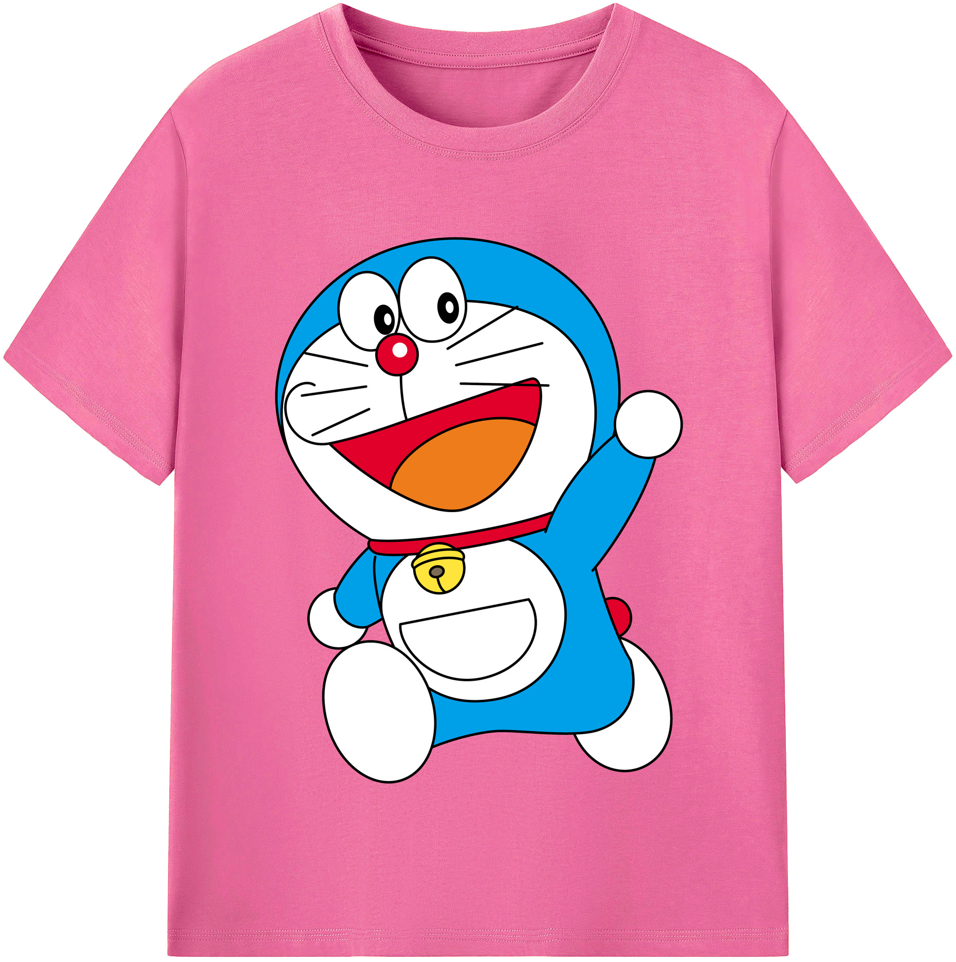 （画像用） ドラえもん Doraemon レディースカジュアルプリントTシャツ（綿100％）